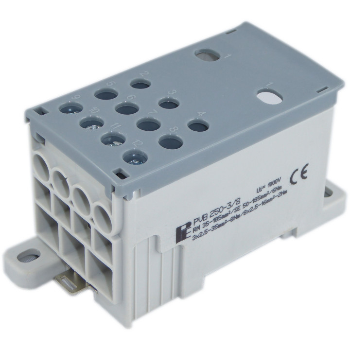 Phase-distributing block PVB 250-3/8  AL/CU 1x120 / 3x35; 8x16 mm?