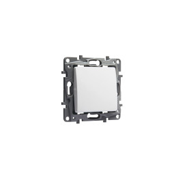 BOUTON POUSSOIR 6A BLANC
