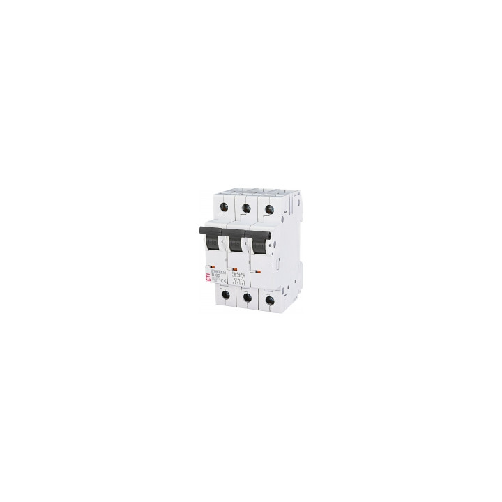 Miniature circuit breaker, ETIMAT 10 3p B63 6kA