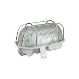 Lampengehäuse mit Metallnetzoval 100 W