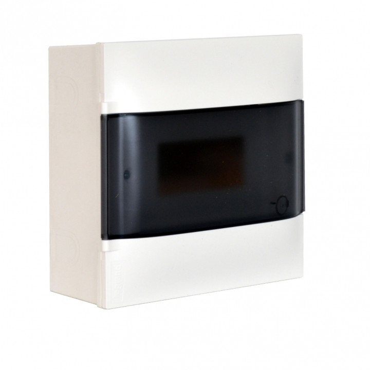 LEGRAND ARMOIRE EN SURFACE 1X8M PORTE FUMÉE BORNIER E+N