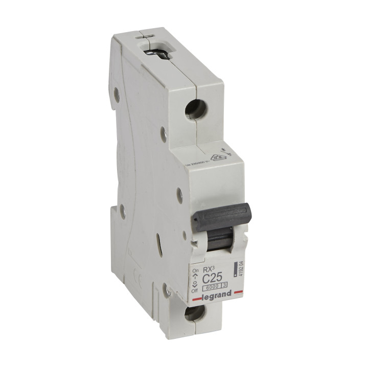 Legrand RX3 автоматический выключатель 1P C 25A 6kA