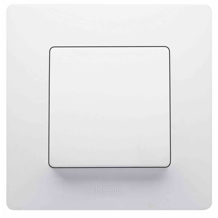 PULSANTE 6A ARTIGLIO BIANCO