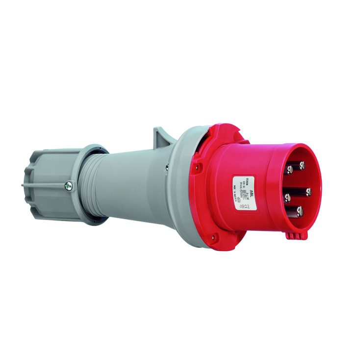 Kontakt CEE, IP44, 63A, 3-polig, 230V, 6h, bla