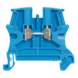 Bornier Viking 3 - vis - 1 connexion - 1 entrée/1 sortie - pas 6 - bleu