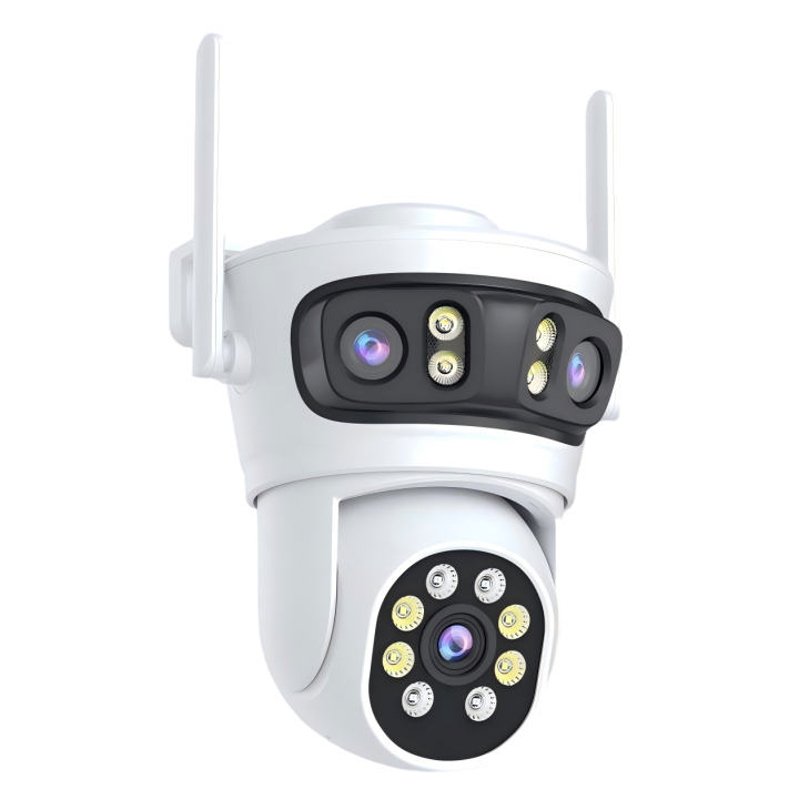Immax NEO LITE TRIPLE Smart Outdoor Camera 07823L, 355°/90° Pan/Tilt, WiFi, 2MP+2MP+2MP