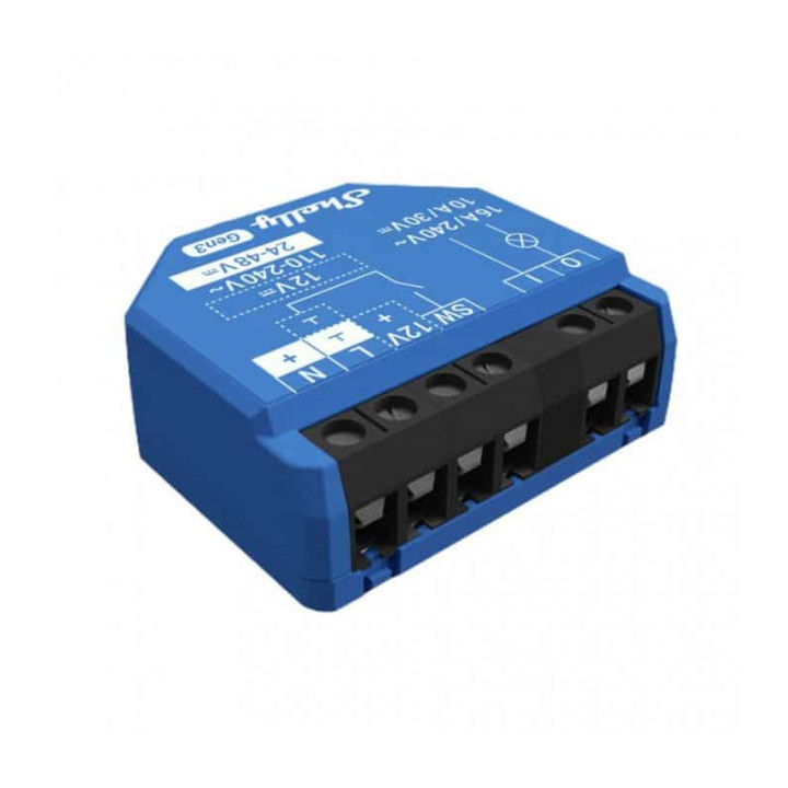 Shelly 1 Gen3 Wi-Fi Bluetooth коммутатор