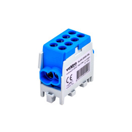 Borne HLAK Al/CU 2x25-2x25mm - bleu