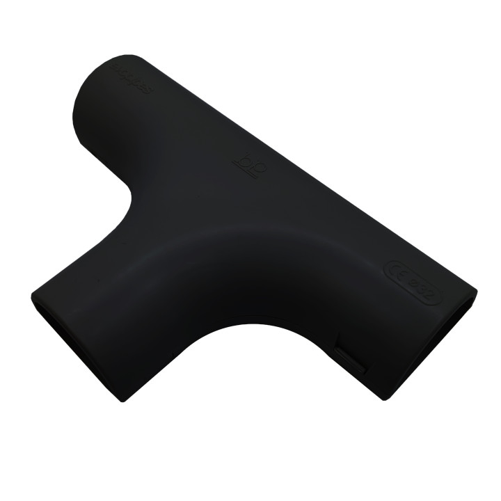 BP TCS 20/m Pipe T-shaped connector, black