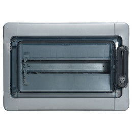 Plexo3 cabinet 18 modules surface mounting IP65 IK09 with PE+N terminal blocks