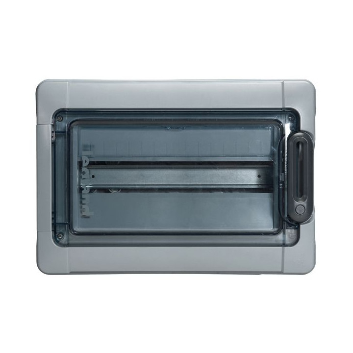 Plexo3 cabinet 18 modules surface mounting IP65 IK09 with PE+N terminal blocks