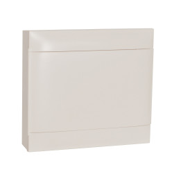 LEGRAND ARMOIRE EN SURFACE 2X18M PORTE BLANCHE TERRE + BORNIER NEUTRE