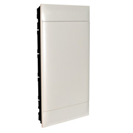LEGRAND ARMOIRE ENCASTRÉE 3X12M PORTE BLANCHE BORNIER E+N POUR MUR EN MAÇONNERIE