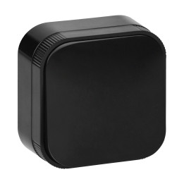 Surface-mounted three-way switch ToDo IP20, 10A, 230V AC, black