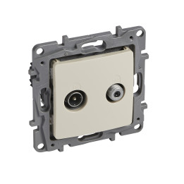 Legrand Niloe TV/SAT розетка концевая 10dB кремовая