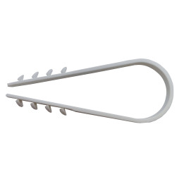 BP DA 8-28/10 Clamps for pipes white (in a package of 10 pcs.)