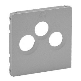 Zaślepka Valena Life - gniazdo TV-R-SAT - aluminium
