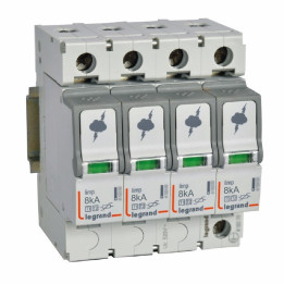 SPD - protection of main distribution board - T1+T2 - limp 8 kA/pole - 4P