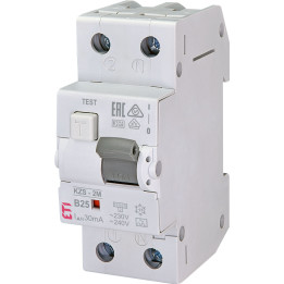 RCBO, KZS-2M A B25/0.03