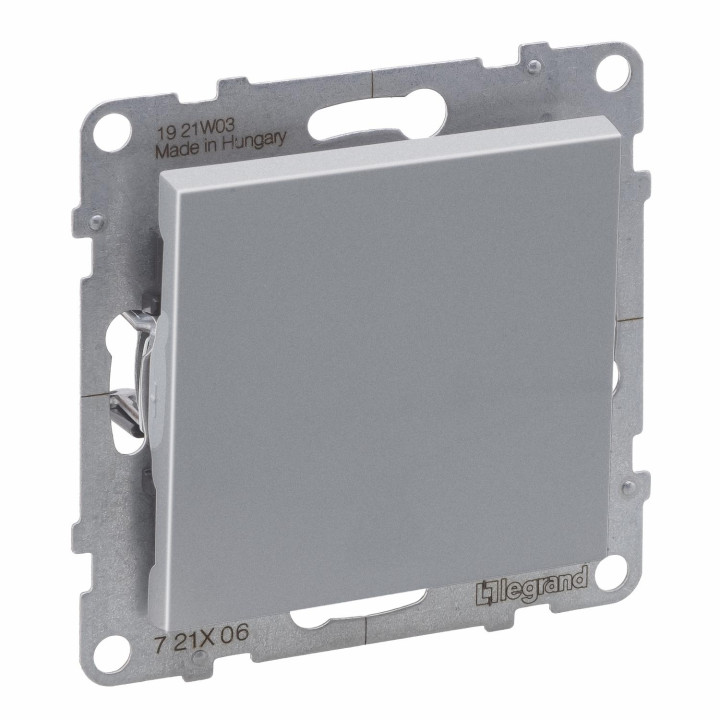 INTERRUPTEUR À DEUX VOIES SUNO 10AX BORNES AUTOMATIQUES ALUMINIUM