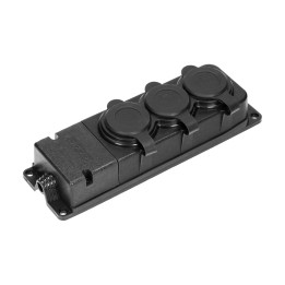 ORNO удлинитель IP44 резиновый, 3 Schuko