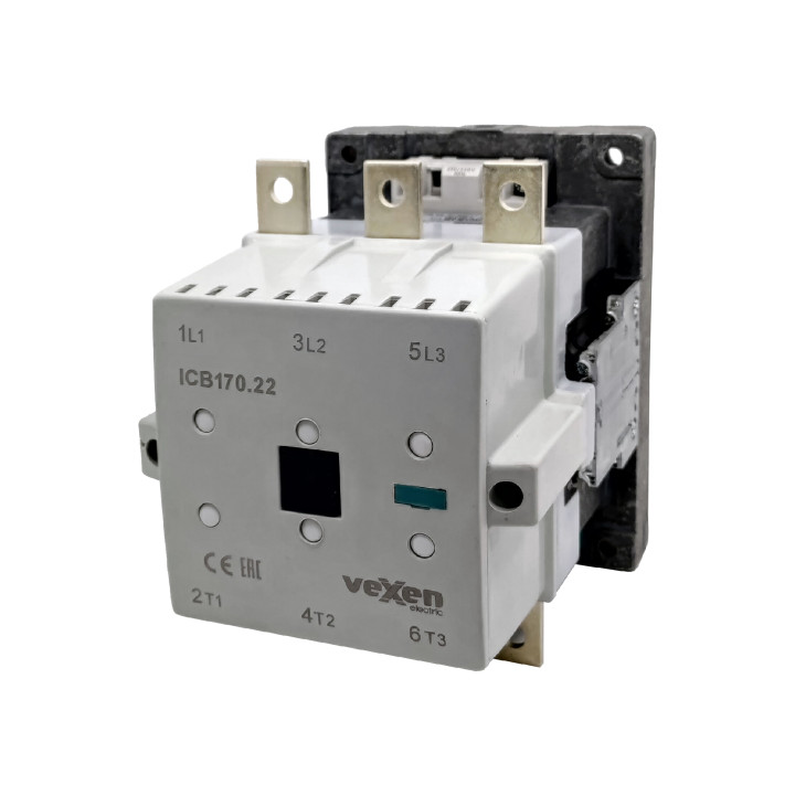 Contacteur moteur ICB170.22 170A, 90kW, 3NO+2NO2NC, 230VAC