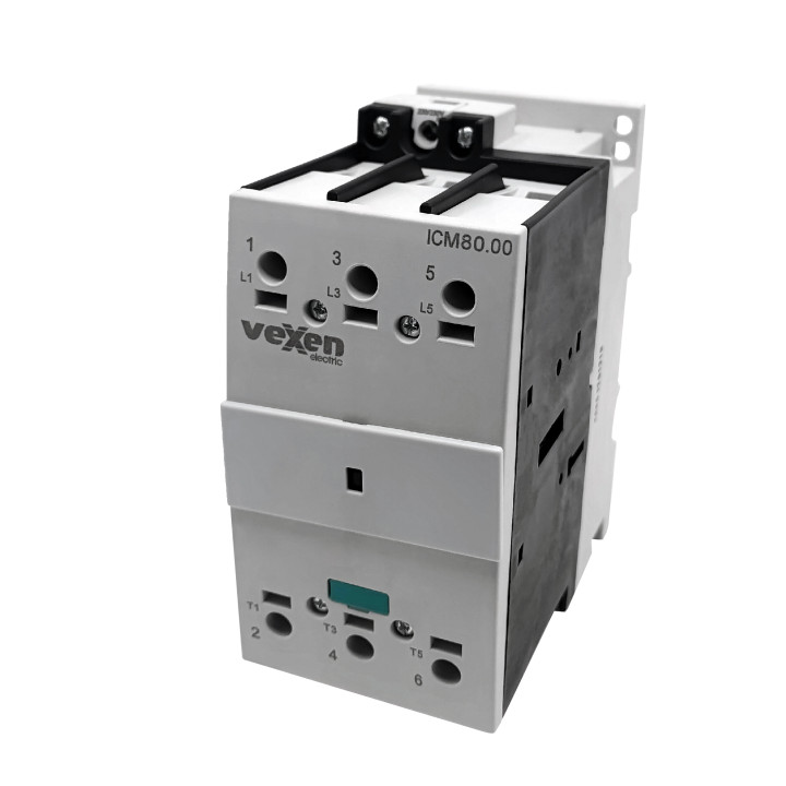 ICM80.00 контактор мотора 80A, 37kW, 3NO, 230VAC