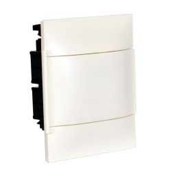 LEGRAND ARMOIRE ENCASTRÉE 1X8M PORTE BLANCHE BORNIER E+N POUR MUR SÈCHE