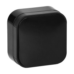 Surface-mounted single-pole switch ToDo IP20, black