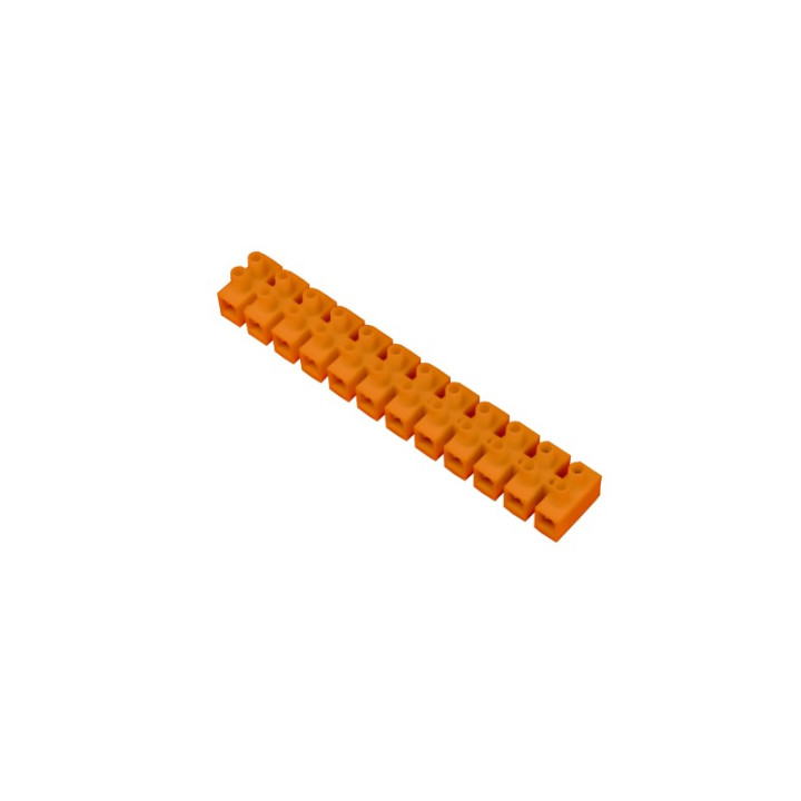 Terminal strip orange 12x6.0mm2
