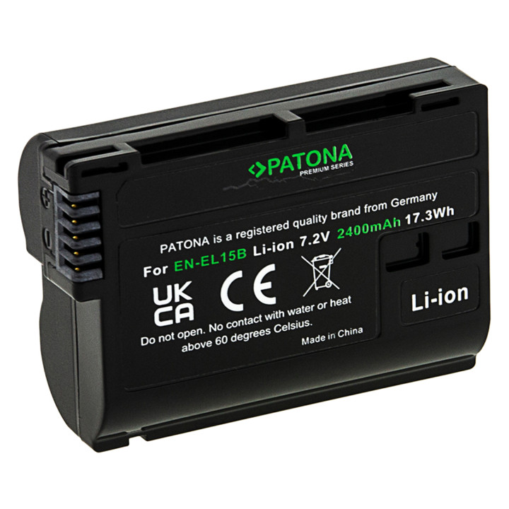 Patona PT1224 Battery for Nikon EN-EL15B 2000mAh Li-Ion Premium