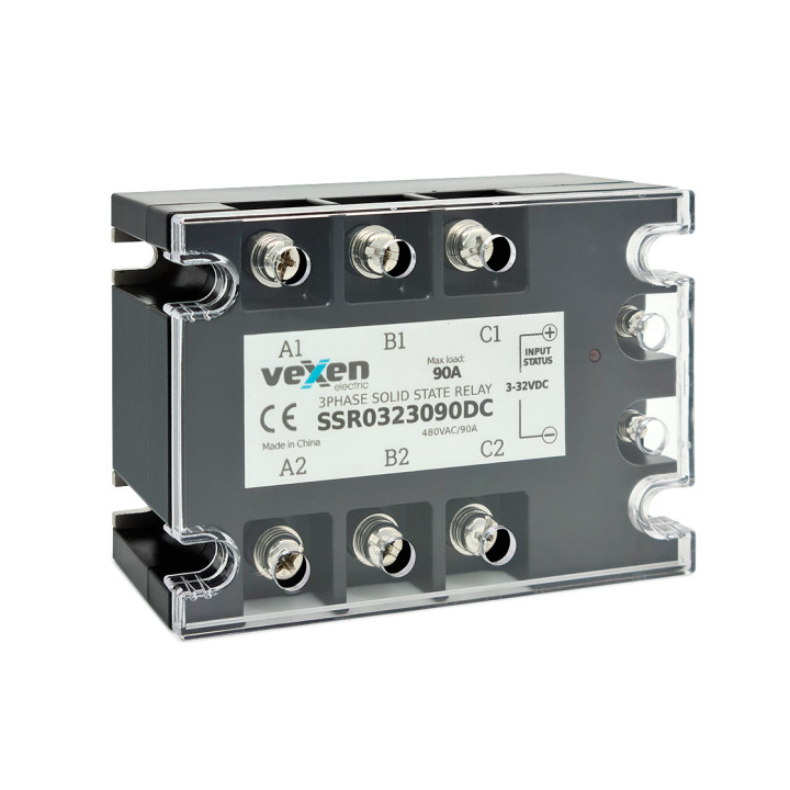 VEXEN твердотельное реле 3NO, 90A, 3-32VDC