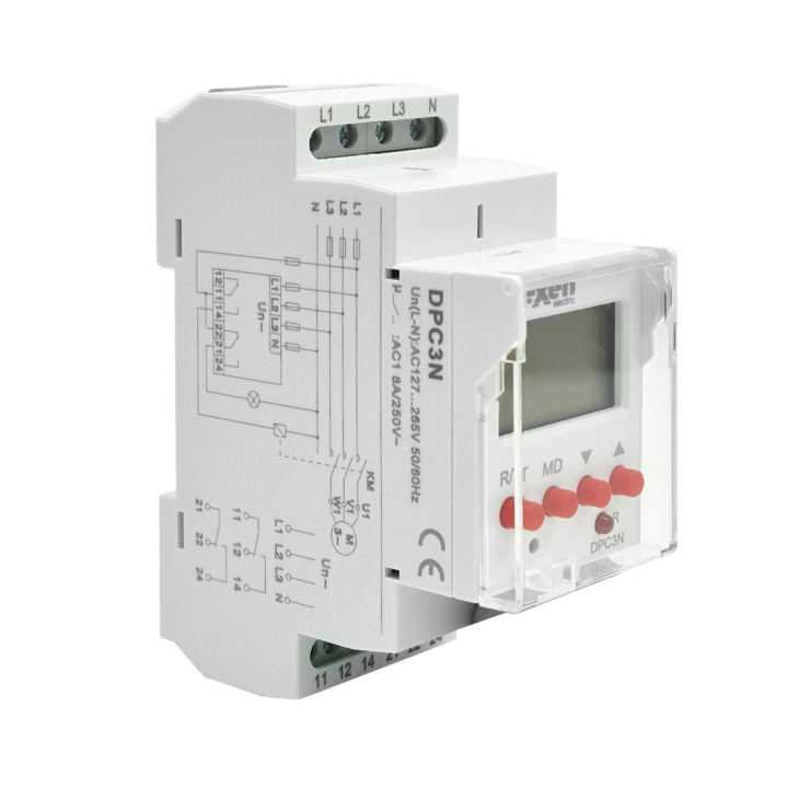 DPC3N Цифровое реле контроля напряжения 3LN 2CO 10A AC230V
