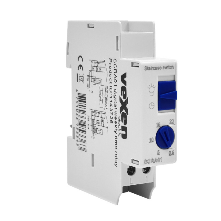 SCRA01 Interrupteur escalier 1NO 16A AC230V