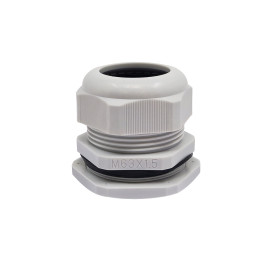 M63-Kabelverschraubung aus Kunststoff, IP68, 37-44 mm