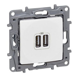 NILOE 2 USB CHARGER A+A 2.4A 12 W WHITE