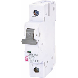 Miniature circuit breaker, ETIMAT 6 1p B63