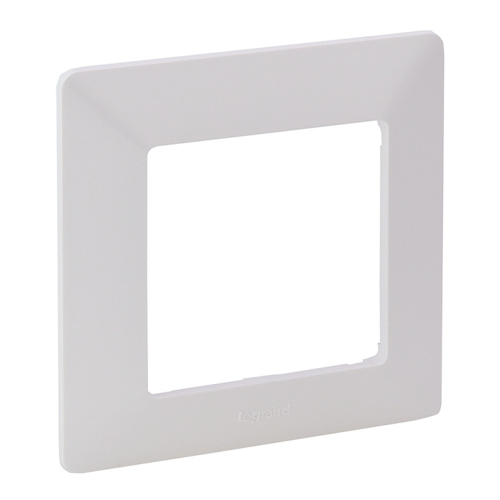 Plaque Valena Life - 1 gang - blanc