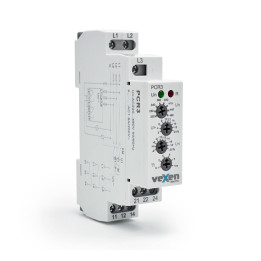 Relais de contrôle de tension triphasé PCR3 3L 2CO 10A AC230V