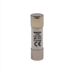 14x51 gG 25A cylindrical fuse link 500VAC