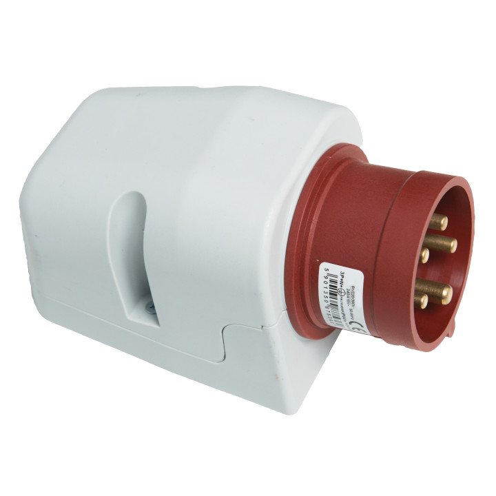Накладная вилка 3P+N+E 16A IP44