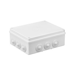 S-BOX 506B коробка надштукатурная IP65 с вводами, белая