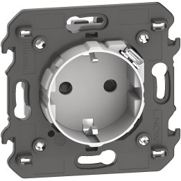 German standard electric socket with integrated type C USB charger