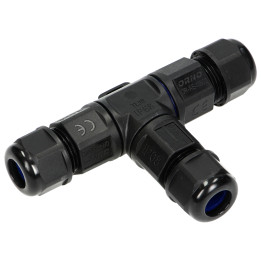 Cable Connector, T-Splitter 3x4mm?, 450V/25A