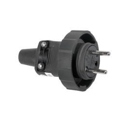 Wtyczka gumowa 250V, 16A, IP 65