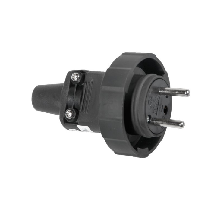 Wtyczka gumowa 250V, 16A, IP 65