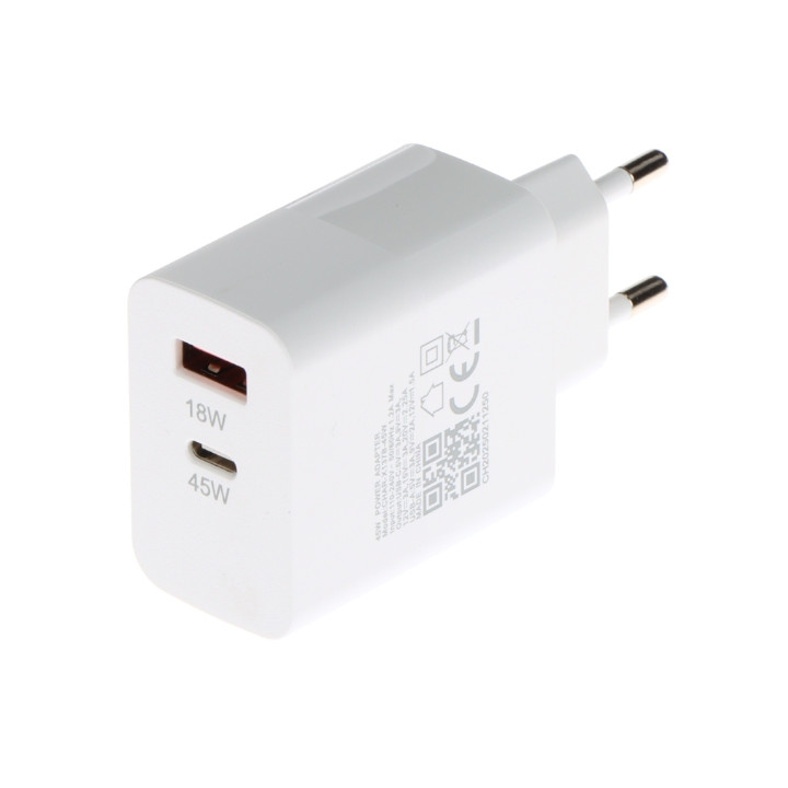 Delta Power CHAR-X137B-45W 45W USB-C Charger for Smartphones, Tablets, and Laptops