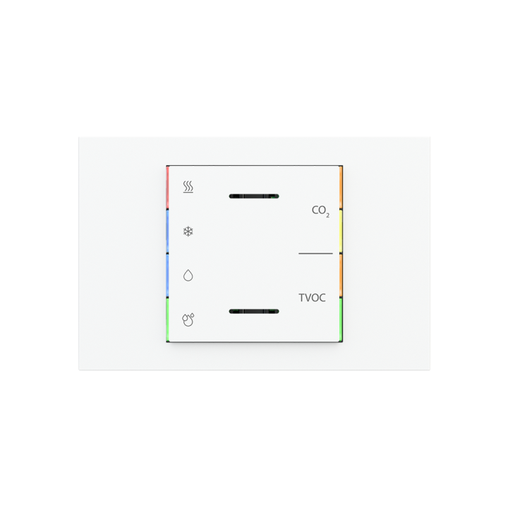 Ekinex накладка Form/Flank/NF 80x121 mm Pure white пластик EK-PRS-GAR