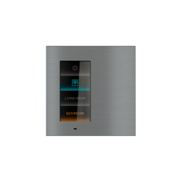 Signum square plate Deep Metal Titanium