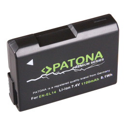 Patona PT1197 Battery for Nikon EN-EL14 1100mAh Li-Ion Premium